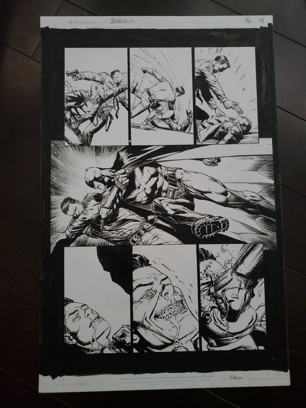 BATMAN #16 PAGE 4 - DAVID FINCH