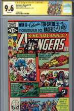 Load image into Gallery viewer, Avengers Annual #10 CGC 9.6 SS Signed Remarked Milgrom

