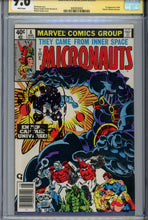 Load image into Gallery viewer, Micronauts #8 CGC 9.6 SS Golden Remark 1st Captain Universe
