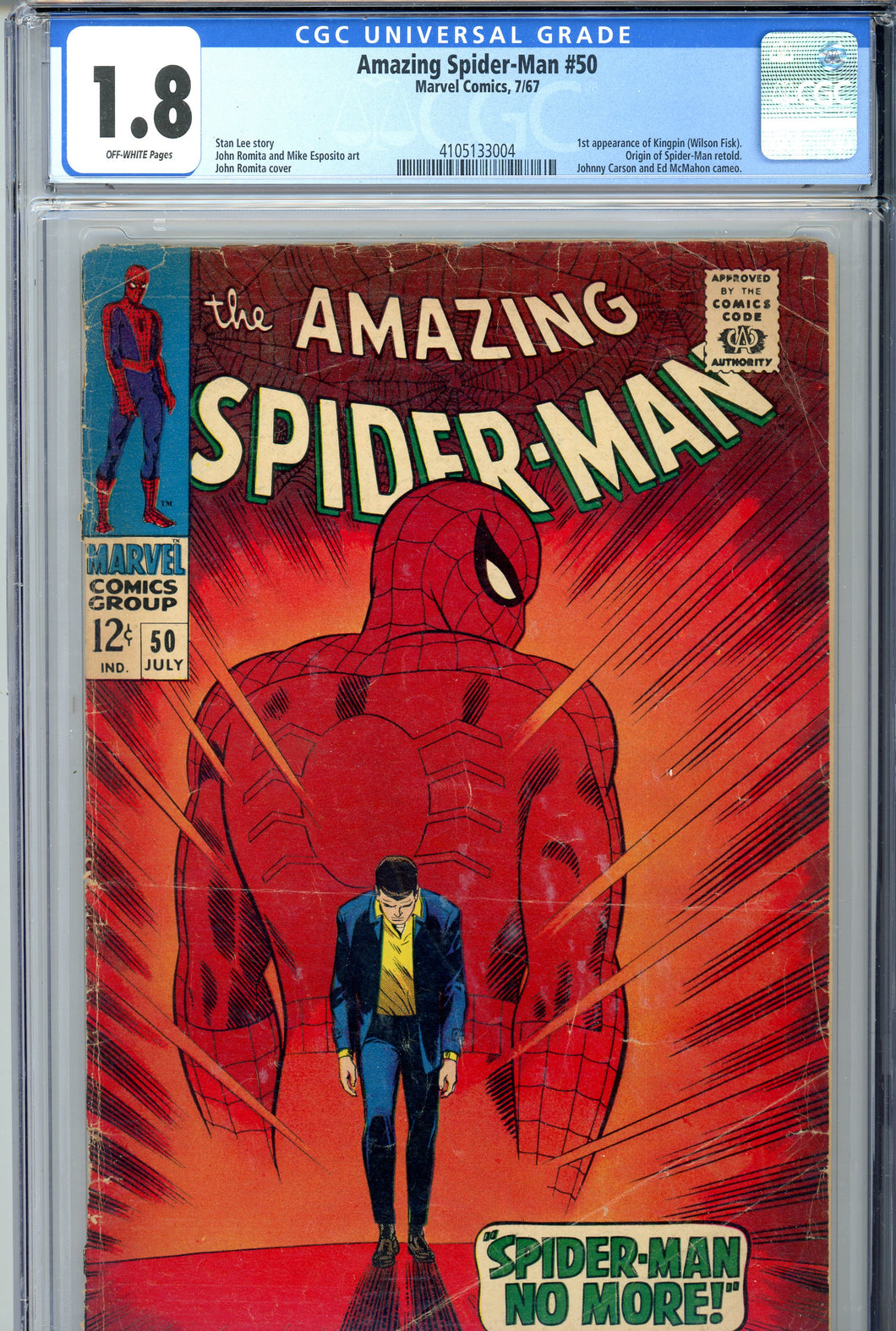 Amazing Spider-Man #50 CGC 1.8