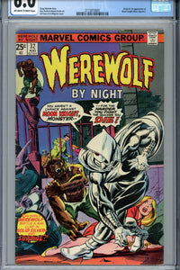 Werewolf By NIght #32 CGC 6.0 1st Moon Knight
