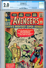 Load image into Gallery viewer, Avengers #1 CGC 2.0
