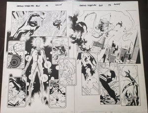 AMAZING SPIDER-MAN #800 CENTER-FOLD 2 PAGES WOW - BY STUART IMMONEN