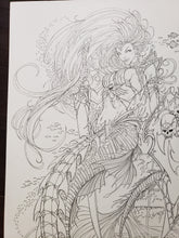Load image into Gallery viewer, PIN-UP / COVER - JAMIE TYNDALL - LADY DEATH AS MERMAID

