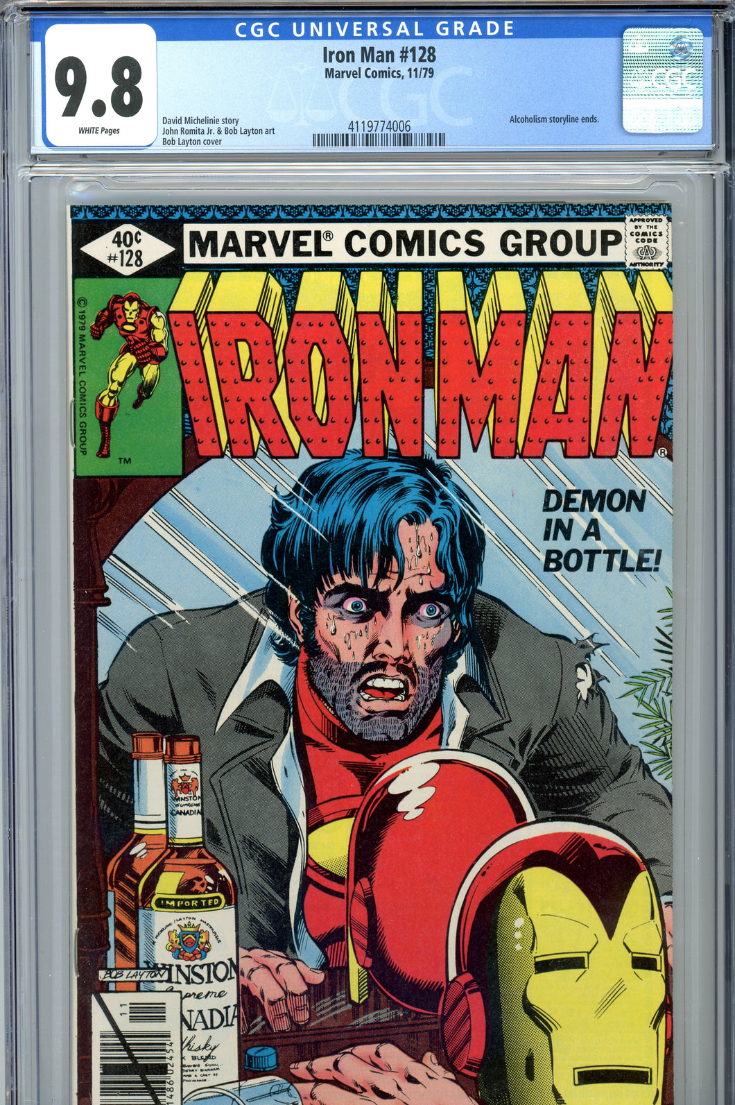 Iron Man #128 CGC 9.8