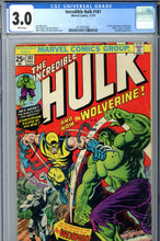 Load image into Gallery viewer, Incredible Hulk #181 CGC 3.0 White Pages
