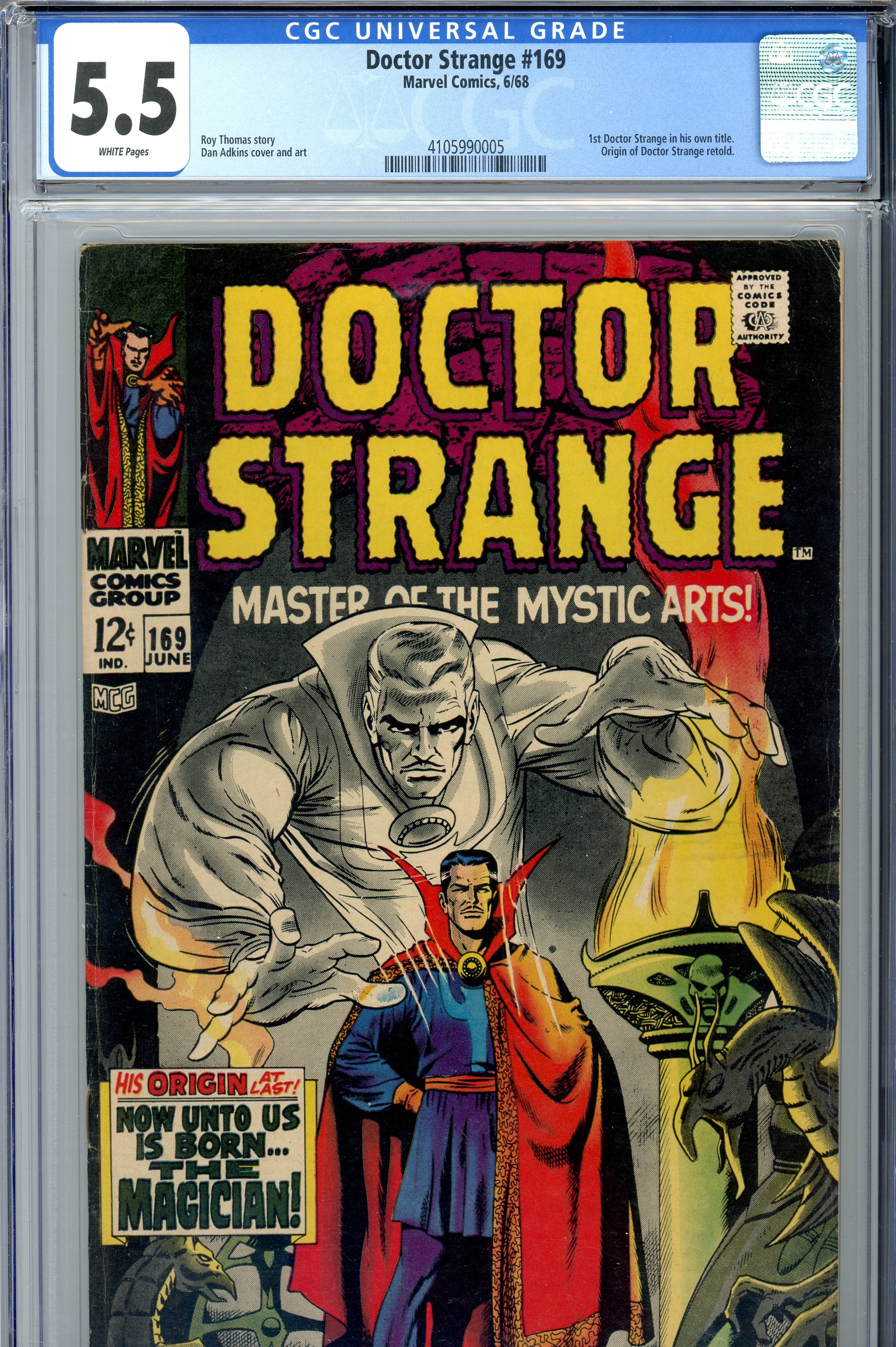 Doctor Strange #169 アメコミ リーフ Doctor Strange #169 CGC 5.5 – Out of the Vault Collectibles