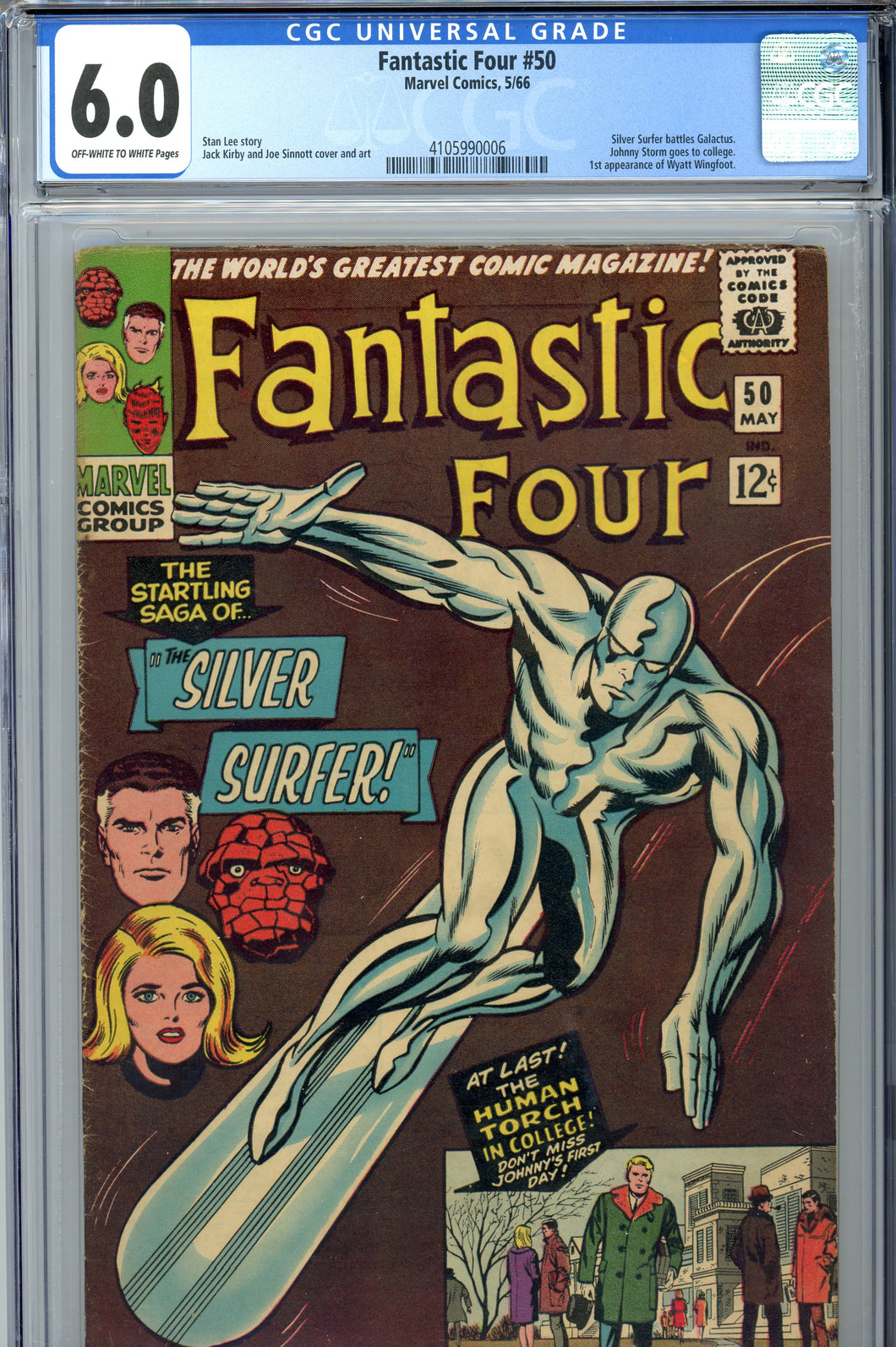 Fantastic Four #50 CGC 6.0