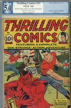 Load image into Gallery viewer, Thrilling Comics #33 PGX 5.0
