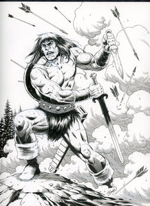 Conan Original Art by Richard Bonk
