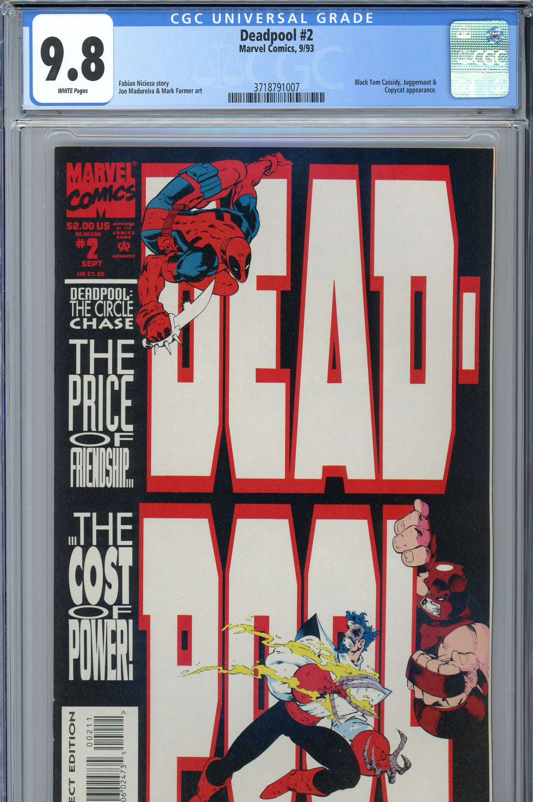 Deadpool Circle Chase #2 CGC 9.8