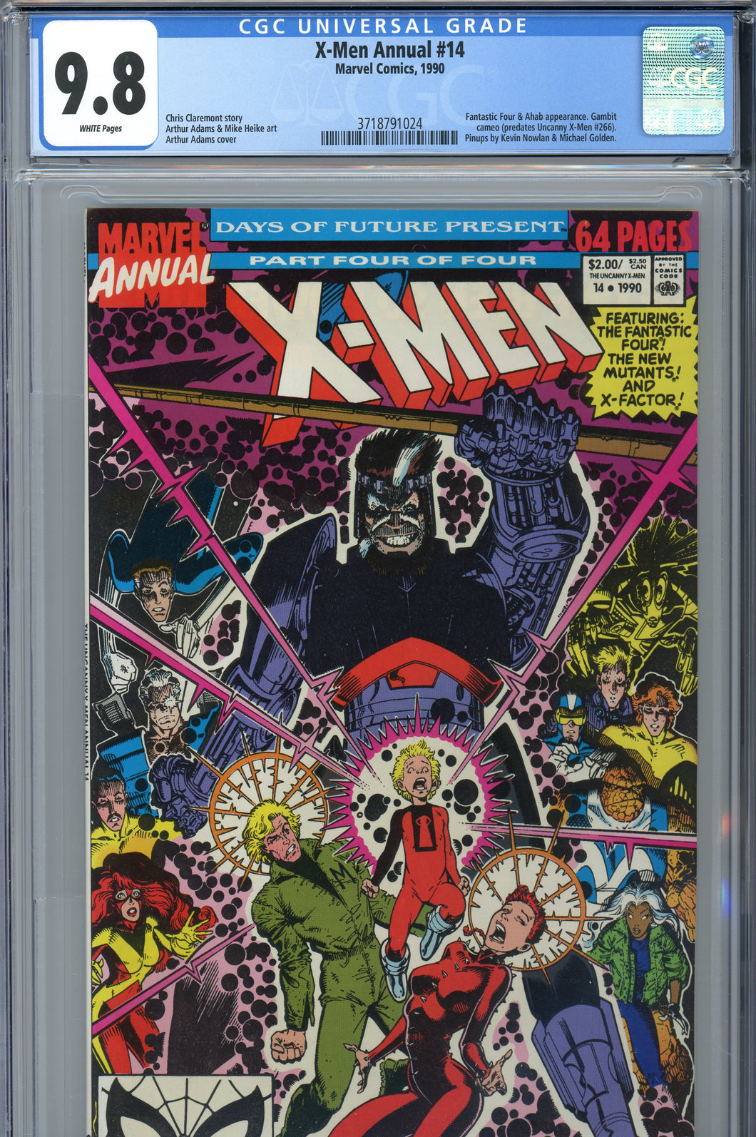 Uncanny X-Men Annual #14 CGC 9.8 1st Gambit