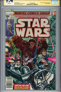 Star Wars #3 CGC 9.4 SS Signed Remarked  Palmer
