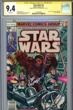 Load image into Gallery viewer, Star Wars #3 CGC 9.4 SS Signed Remarked  Palmer
