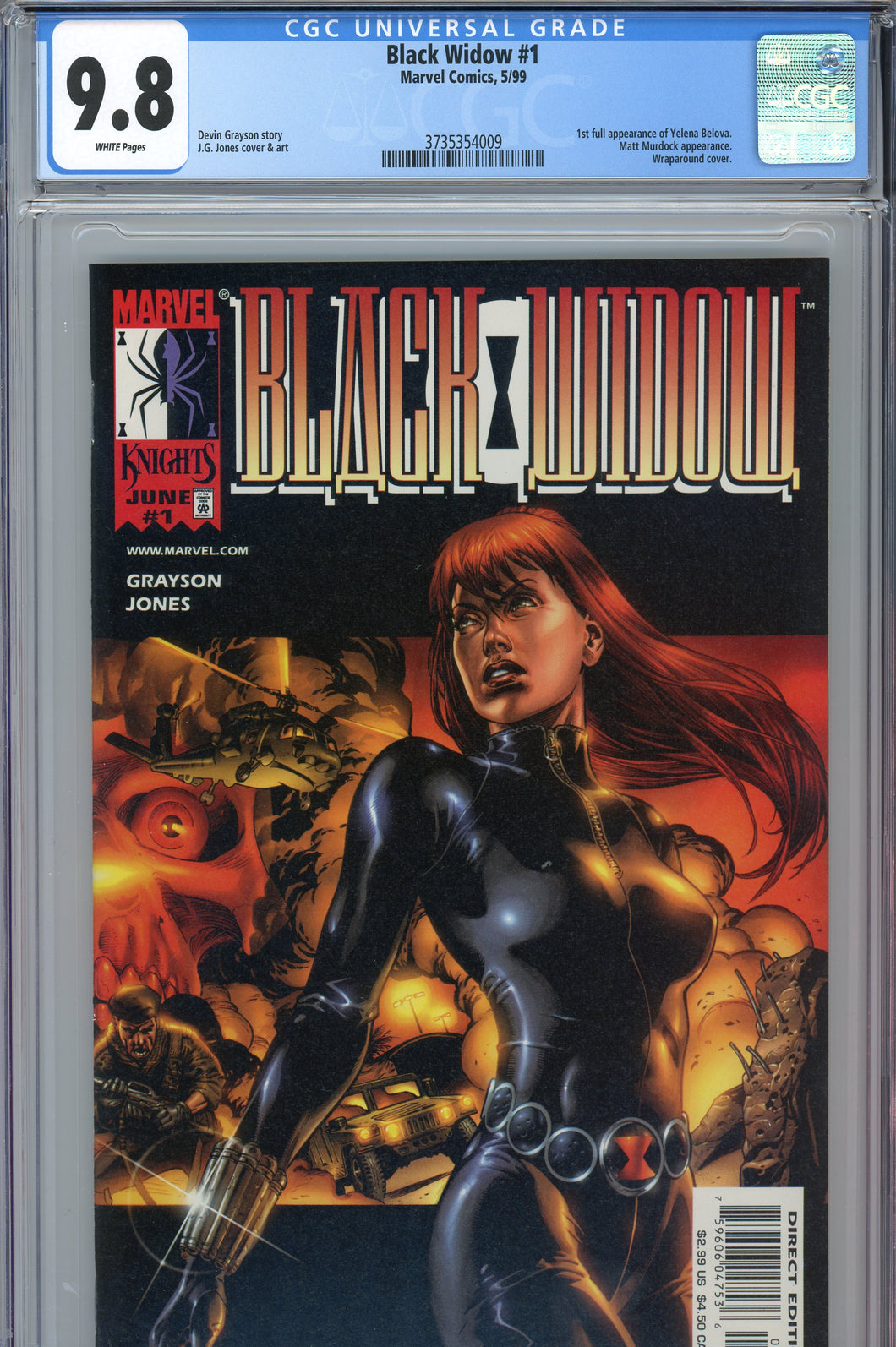 Black Widow #1 CGC 9.8 1st Yelona Belova