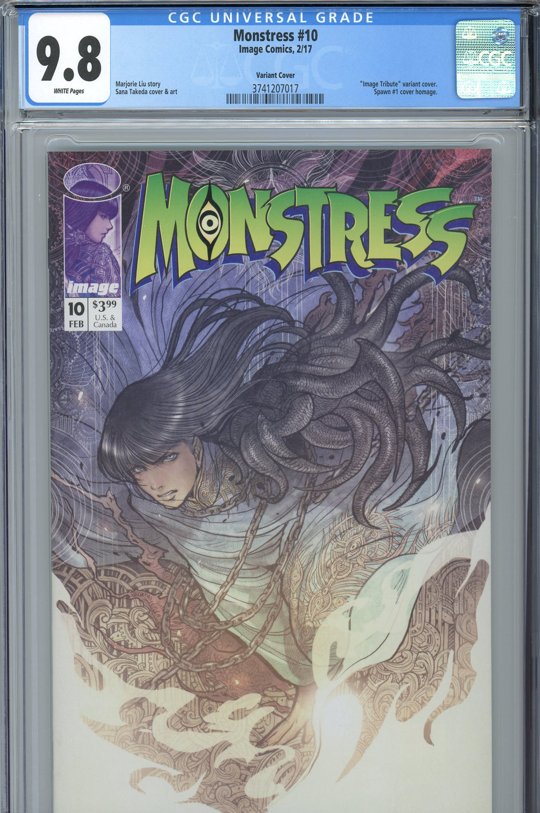 Monstress #10 CGC 9.8 Variant Cover