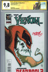 What if... Venom Possessed Deadpool #1 CGC 9.8 SS Signed Young