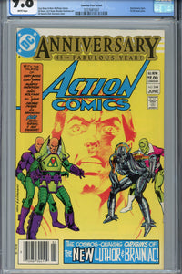 Action Comics #544 CGC 9.8 Canadian Price Variant