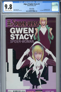 Edge of Spider-Verse #2 4th Print CGC 9.8 1st Spider-Gwen