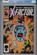 Load image into Gallery viewer, X-Factor #6 CGC 9.8 1st Apocalypse
