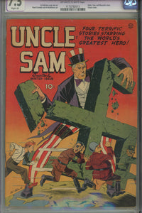 Uncle Sam Quarterly #5 CGC 7.5 Restored Classic Cover