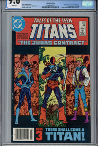 Tales of the Teen Titans #44 CGC 9.6 Canadian Price Variant