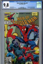 Load image into Gallery viewer, Web of Spider-Man #97 CGC 9.8 1st Appearance of Kevin Trench
