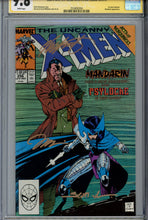 Load image into Gallery viewer, Uncanny X-Men #256 CGC 9.8 SS 1st New Psylocke Triple Signed
