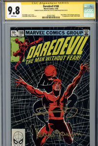Daredevil #188 CGC 9.8 SS Signed Miller & Janson