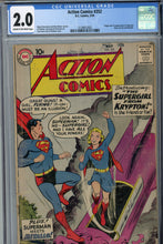 Load image into Gallery viewer, Action Comics #252 CGC 2.0 - 1st Appearance of Super-Girl
