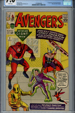 Load image into Gallery viewer, Avengers #2 CGC 7.0 1st Appearance of Space Phantom
