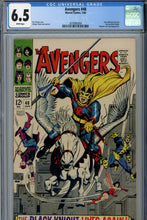 Load image into Gallery viewer, Avengers #48 CGC 6.5 1st Appearance of the New Black Knight
