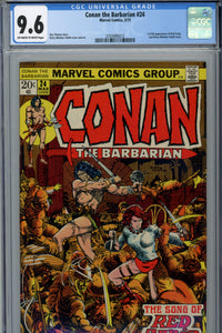 Conan The Barbarian #24 CGC 9.6 1st Red Sonja Cover