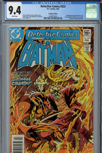 Detective Comics #523 CGC 9.4 Canadian Price Variant