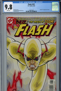 Flash #197 CGC 9.8 1st Appearance of Zoom