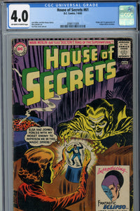 House of Secrets #61 CGC 4.0 1st Appearance of Eclipso