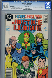 Justice League #1 CGC 9.8 Canadian Price Variant 1st Black King