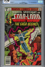 Load image into Gallery viewer, Marvel Spotlight #v2 #6 CGC 9.8 1st Starlord in Comics
