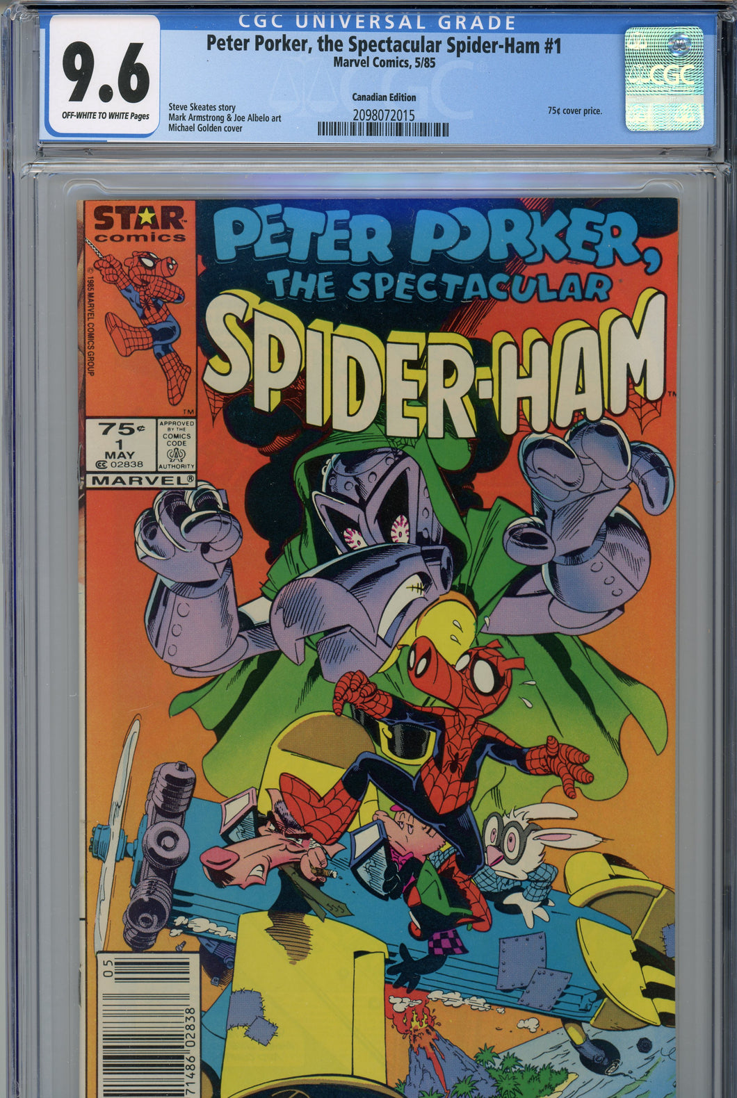 Peter Porker, The Spectacular Spider-Ham #1 CGC 9.6 CPV