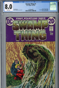 Swamp Thing #1 CGC 8.0