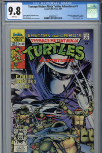 Teenage Mutants Ninja Turtles Adventures #1 CGC 9.8 Gorelick Cover
