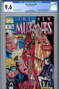 New Mutants #98 CGC 9.6 1st Deadpool