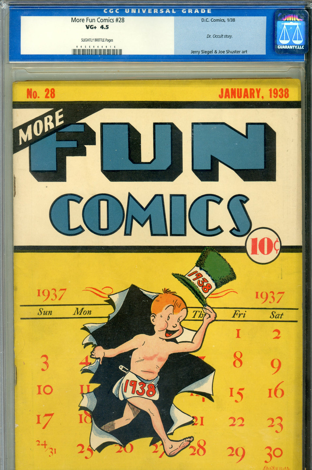 More Fun Comics #28 CGC 4.5