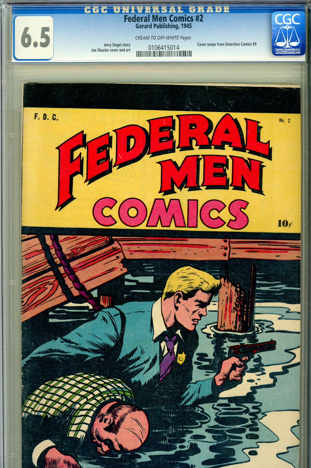 Federal Men Comics #2 CGC 6.5
