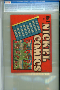 1938 Nickel Comics #1 CGC 8.0