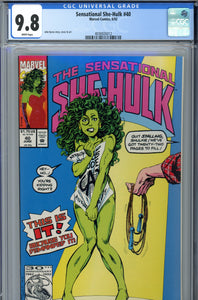 Sensational She-Hulk #40 CGC 9.8
