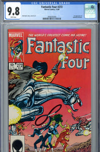 Fantastic Four # 272 CGC 9.8 1st Nathaniel Richards