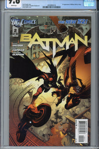 Batman New 52 #2 CGC 9.8