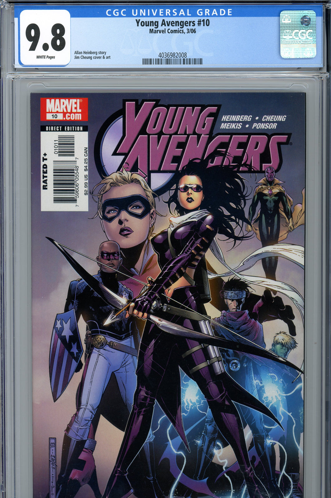 Young Avengers #10 CGC 9.8