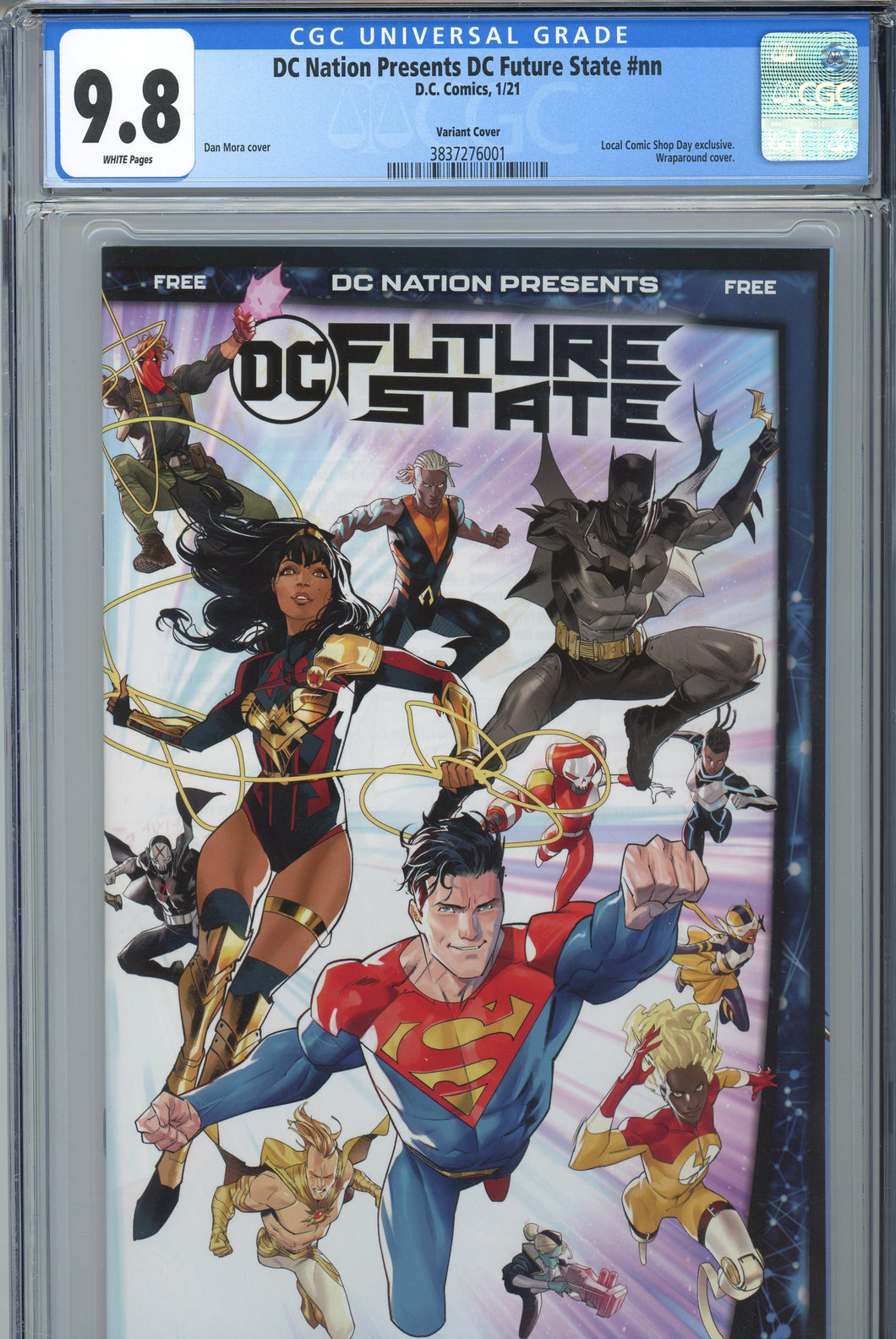DC Nation Presents Future State CGC 9.8 1 per store Variant